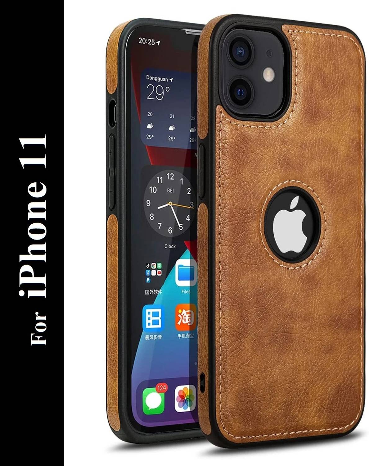 Coverskart Luxury Leather Back Cover for Apple iPhone 11