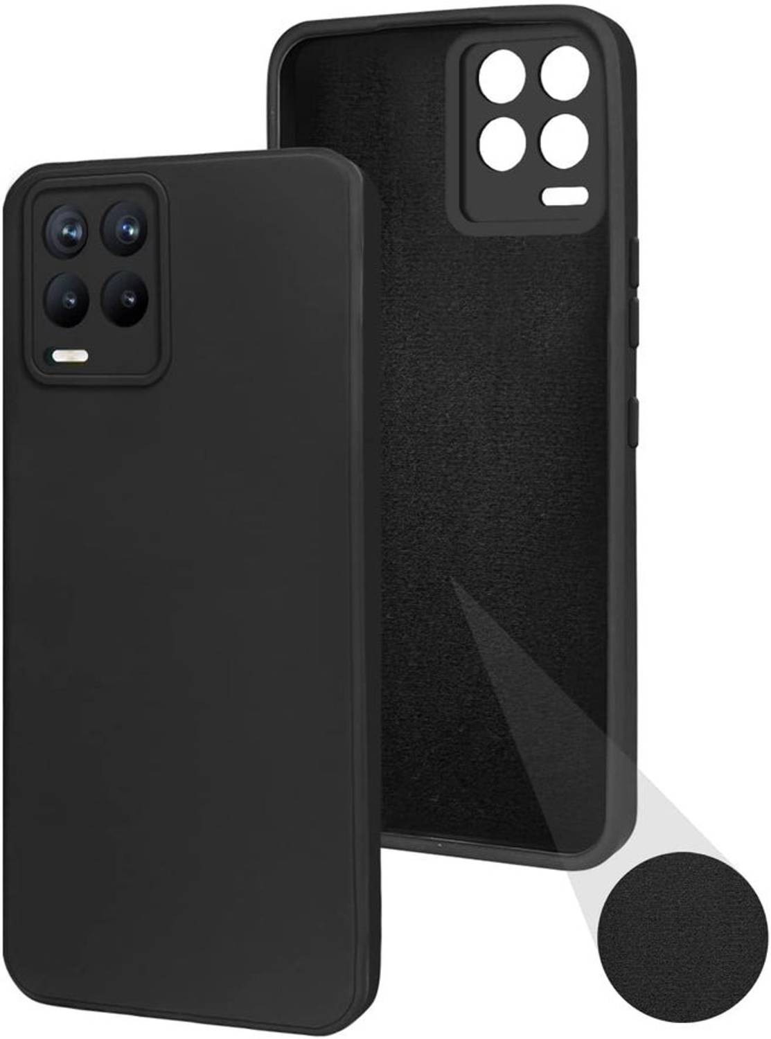 OuterCase Back Cover for Realme 8 4G Black - Image 4