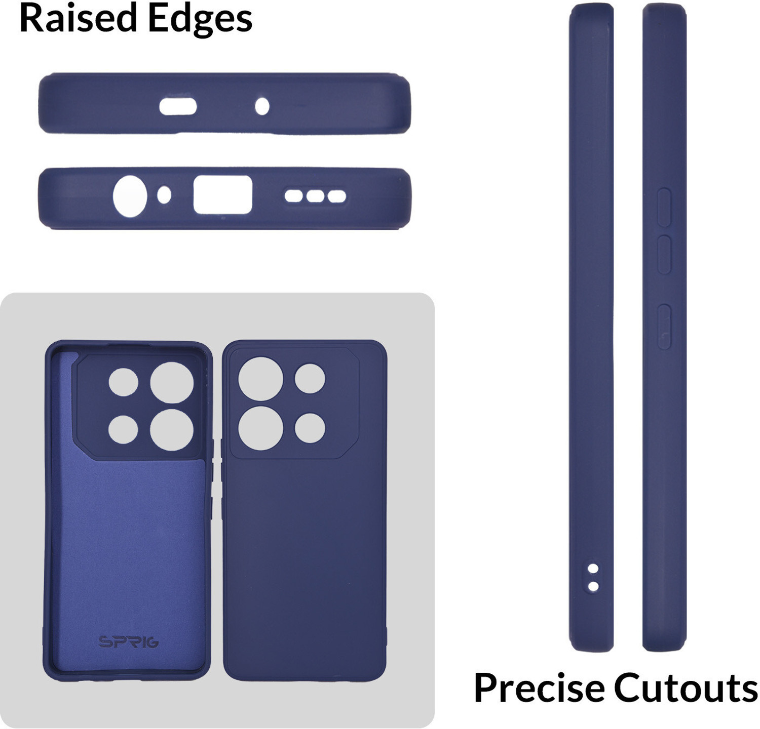 Image of Sprig Back Cover for Infinix GT 10 Pro:Infinix GT 20 Pro