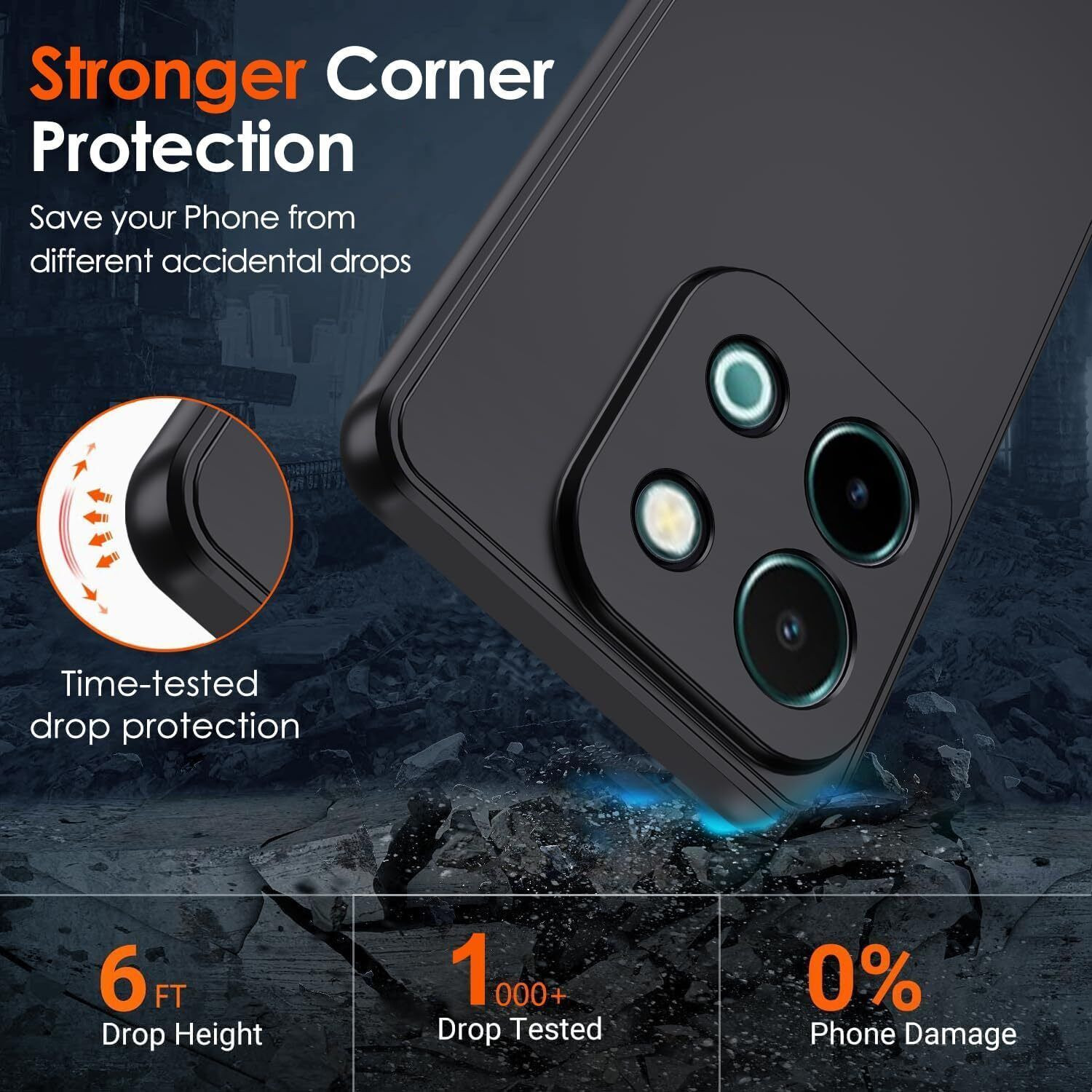 Image of Lustree Back Cover for vivo T5x 5G
