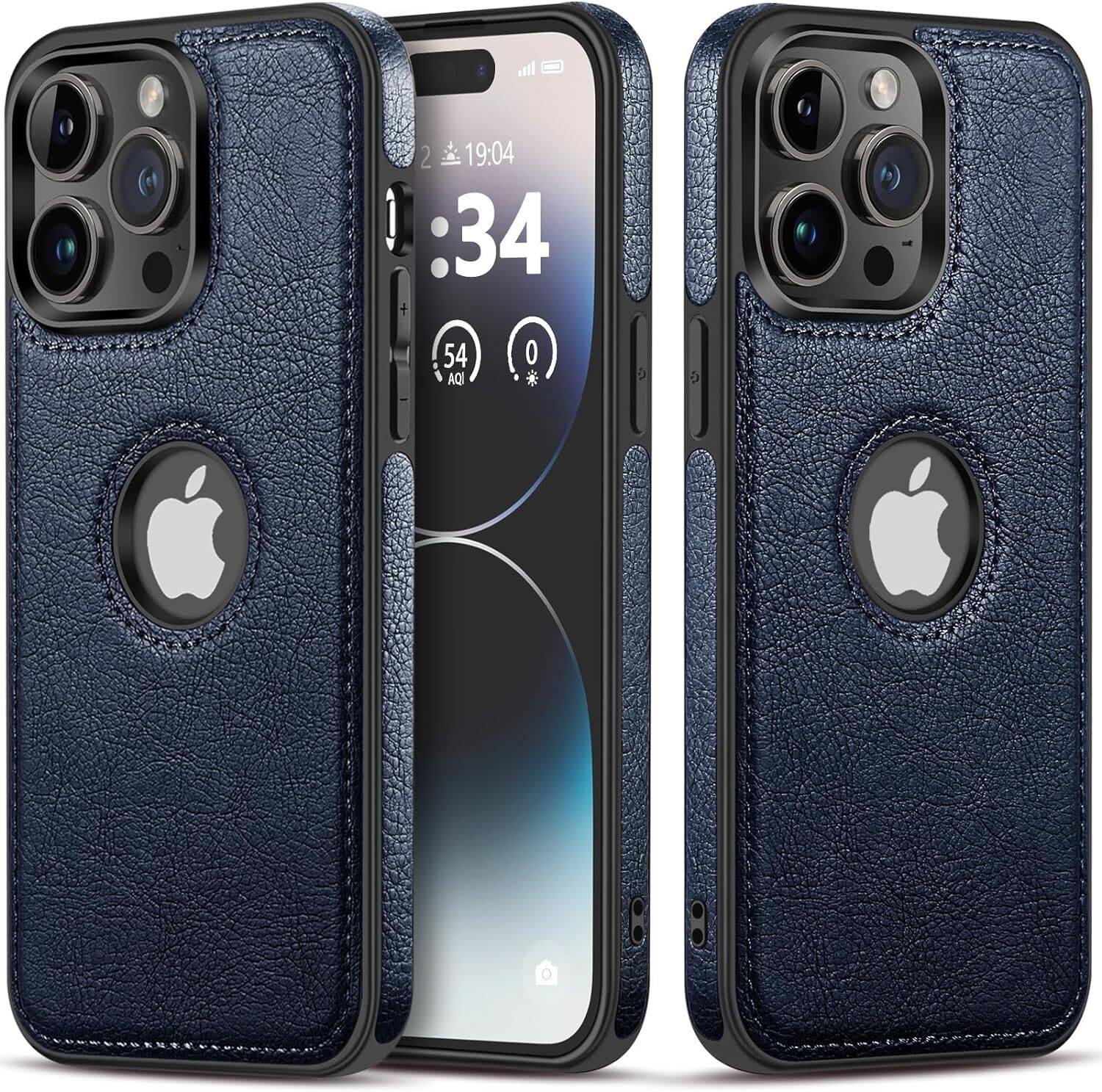 AmericHome Back Cover for logo View Iphone 14 Pro