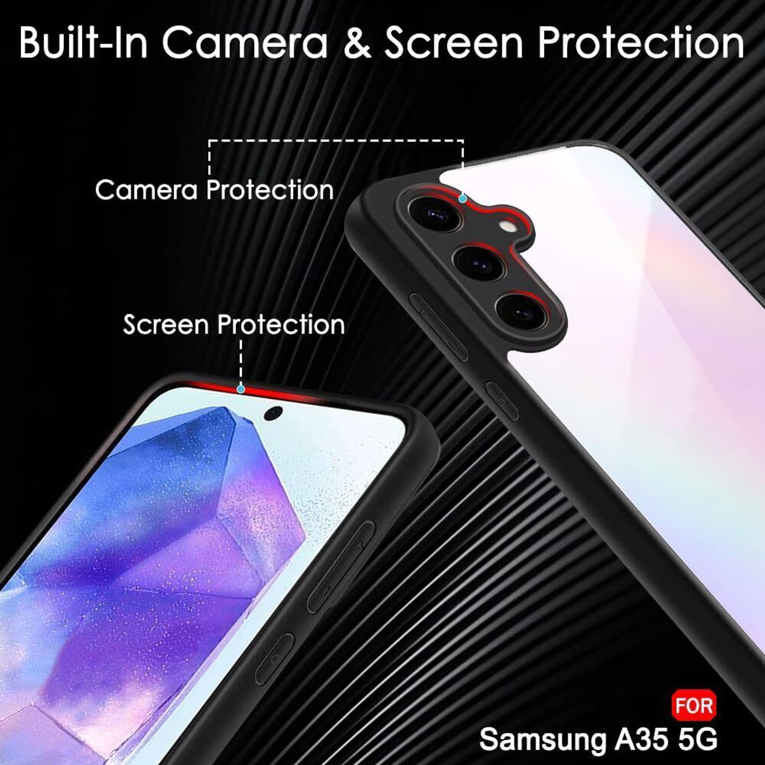 Image of Micvir Back Cover for SAMSUNG Galaxy A35 5G