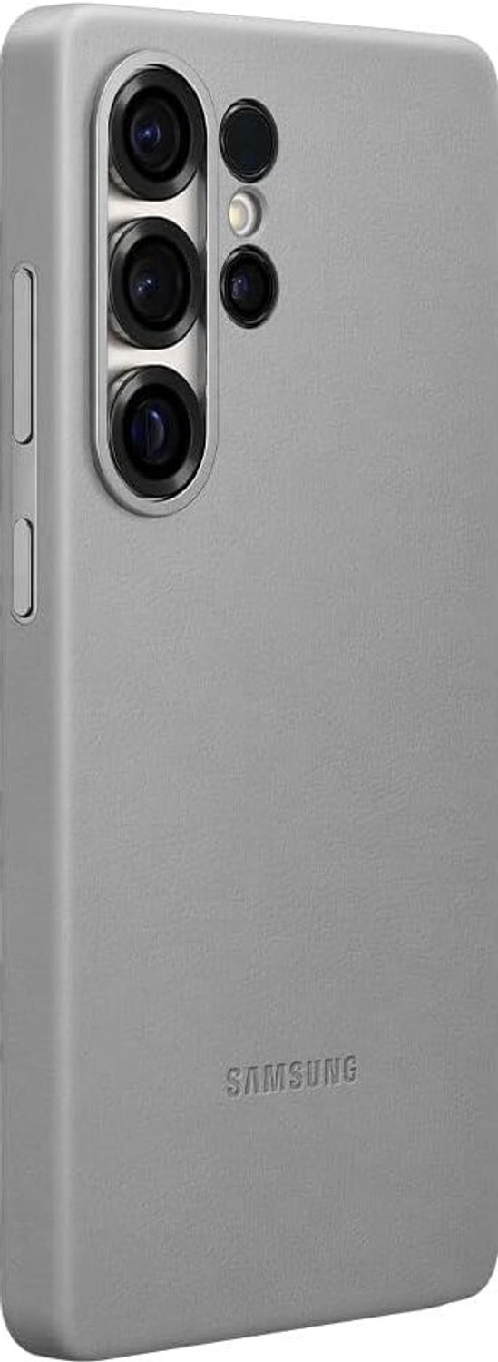 Image of MOBRISTA Back Cover for Samsung Galaxy S26 Ultra (Grey, Flexible, Leather, Pack of: 1)
