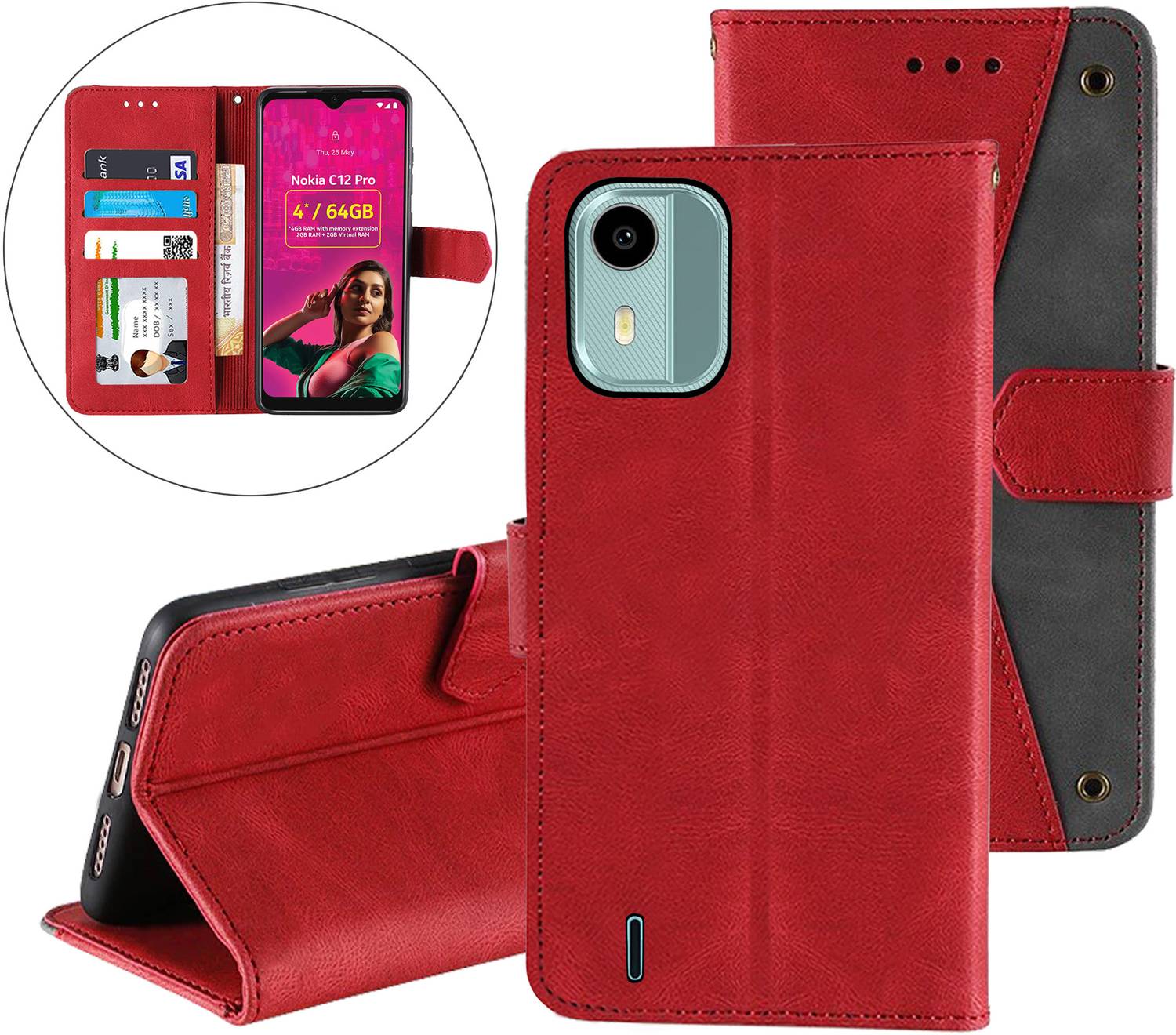 Autofocus Back Cover for Nokia C12 Pro