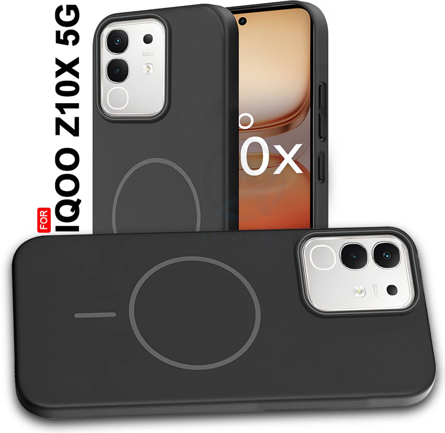 AESTMO Back Cover for iQOO Z10X 5G Black - Image 1