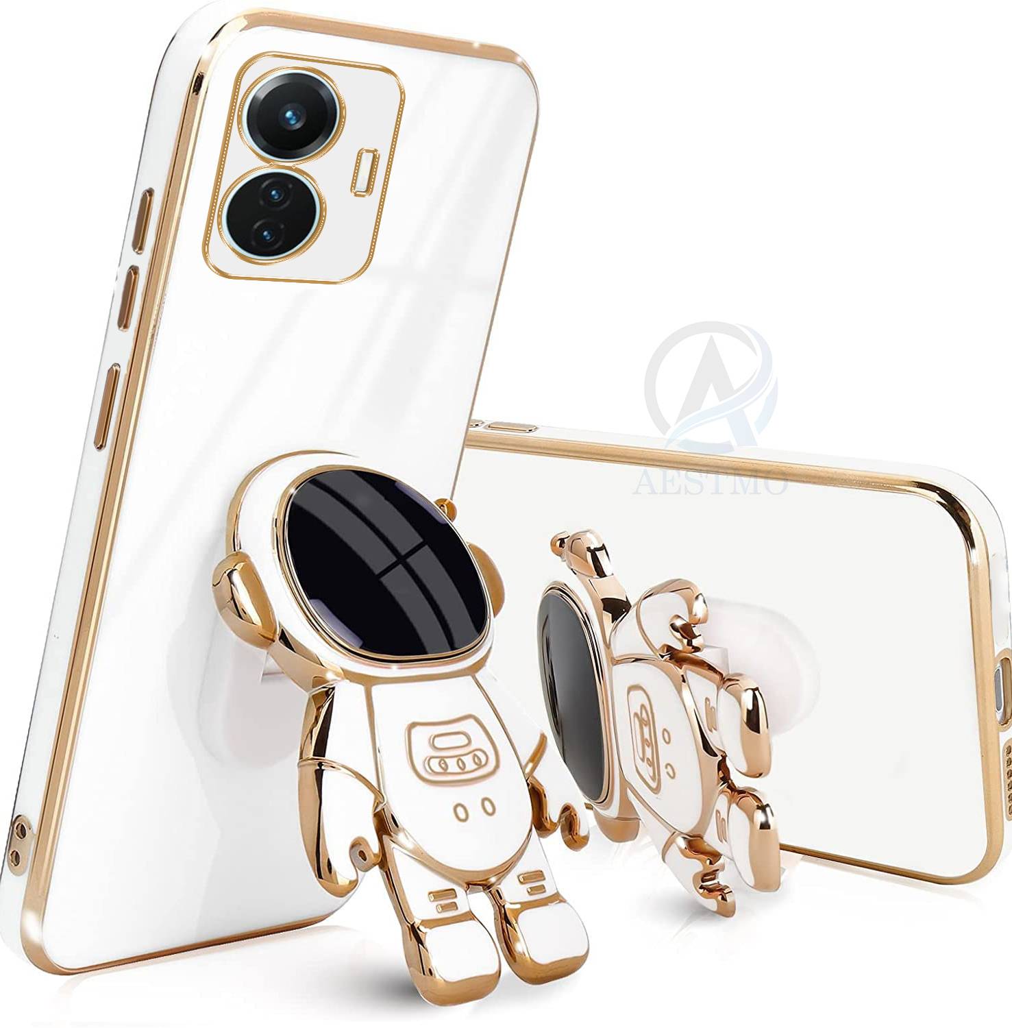 AESTMO Back Cover for Vivo T1 Pro 5G, iQOO Z6 Pro 5G