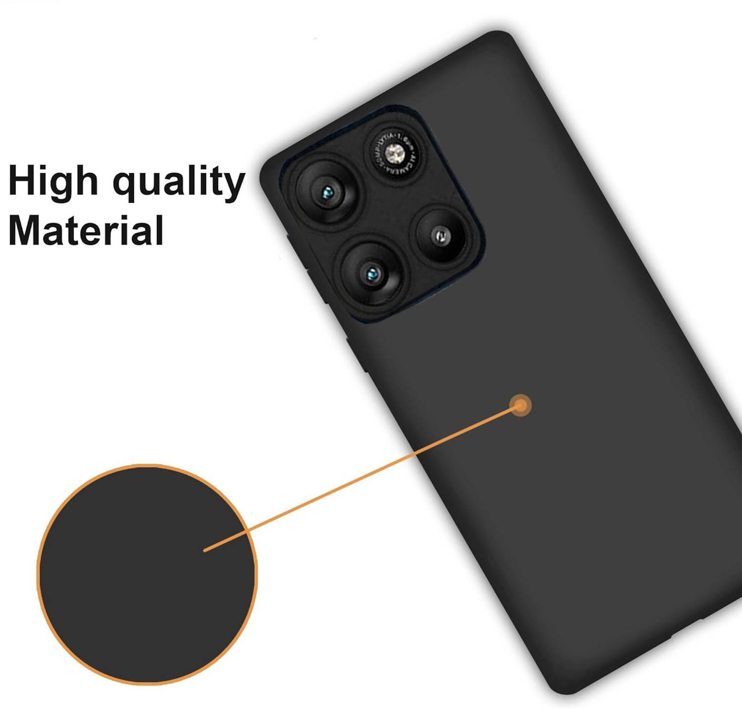 Xolia Back Cover for Moto G57 Power 5G Black - Image 3