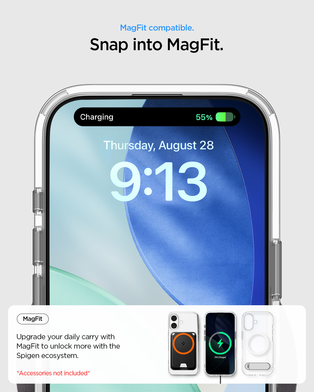 Image of Spigen Ultra Hybrid S MagFit Back Cover for iPhone 17