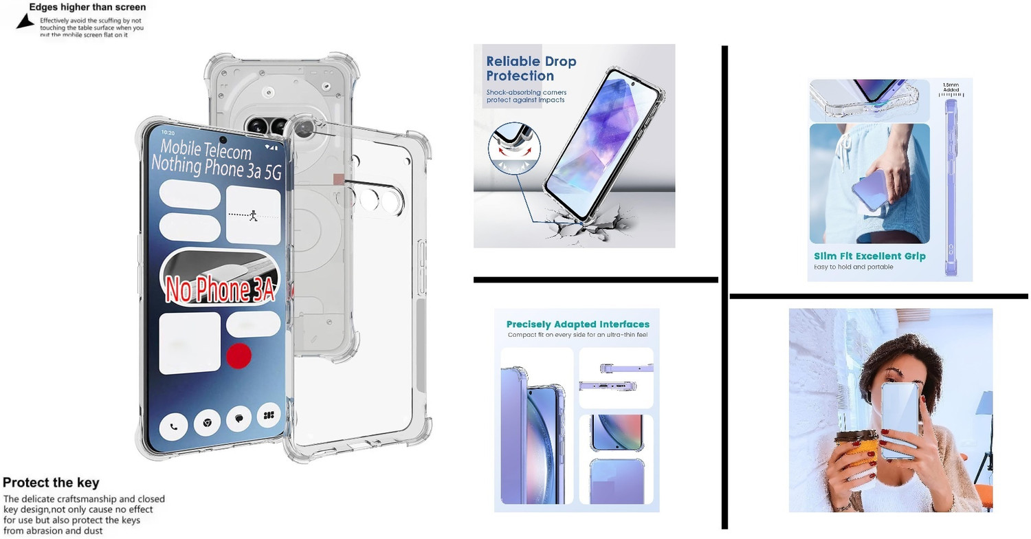 Image of S-Softline Back Cover for Nothing Phone (3a)