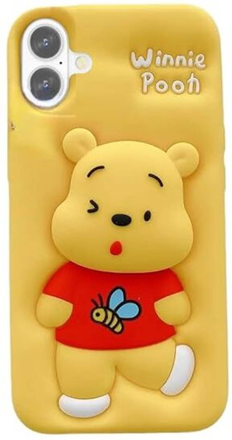 OK FRIENDS Back Cover for Winnie Pooh Pop-Up Soft Silicone Mobile