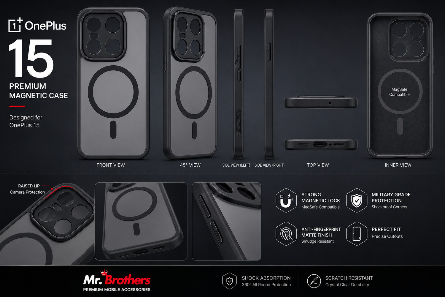 Image of MR BROTHERS Back Cover for Mr Oneplus15