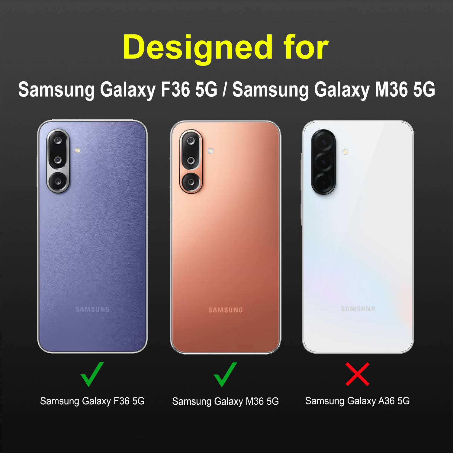 Image of GLOBAL NOMAD Back Cover for Samsung Galaxy F36 5G