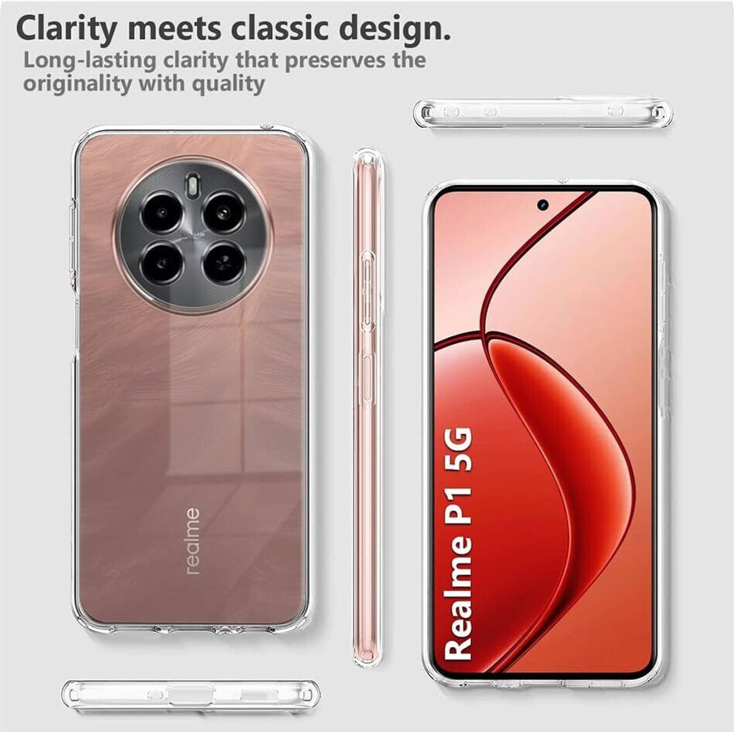 Caseroy Back Cover for realme P1 5G, Narzo 70 Pro 5G, Narzo 70 5G, 12 - Image 2