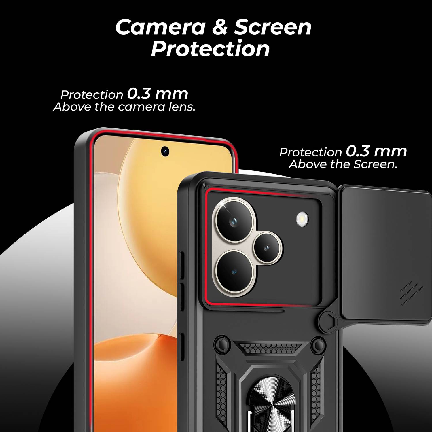 Artistque Back Cover for Realme P4 5G Black - Image 4