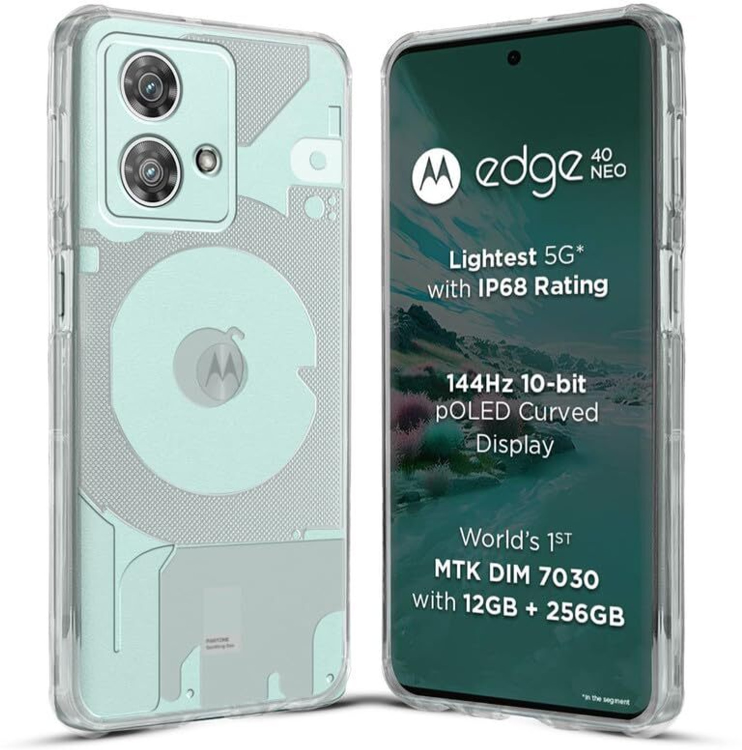 Image of NewSelect Back Cover for MOTOROLA Edge 40 Neo, Motorola Edge 40 Neo, Moto Edge 40 Neo