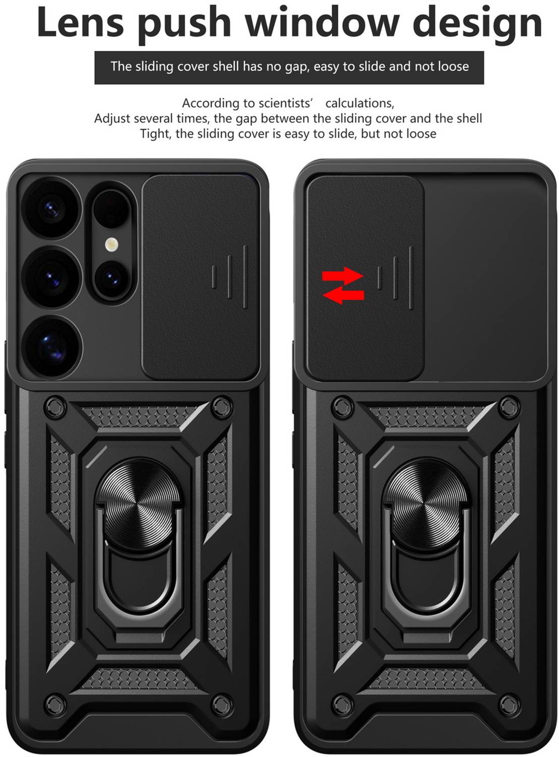 Fablue Back Cover for Samsung Galaxy S26 Ultra 5G Black - Image 3