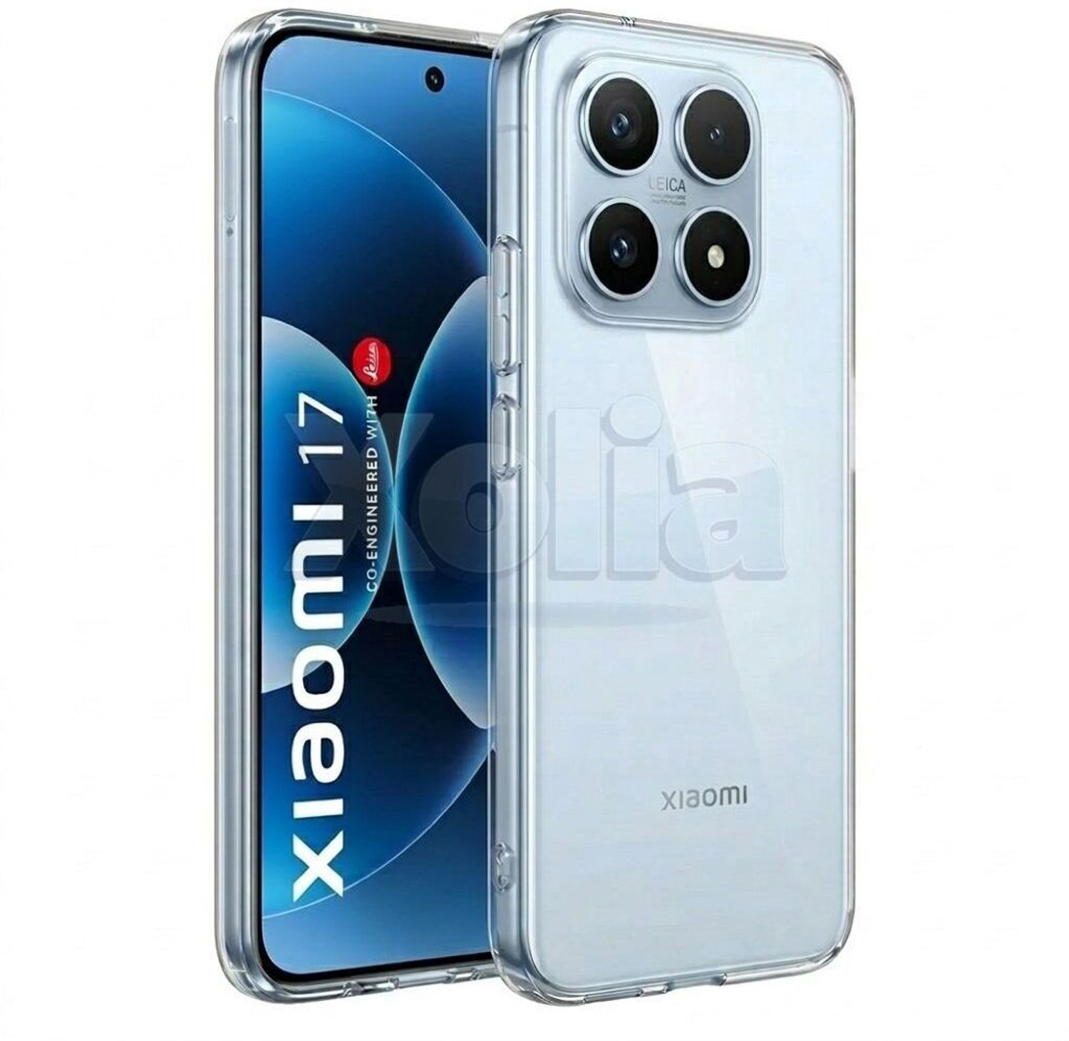 Image of Xolia Anti Yellow Back Cover for Xiaomi 17 5G (Transparent, Anti-Yellow, Polycarbonate, Pack of: 1)