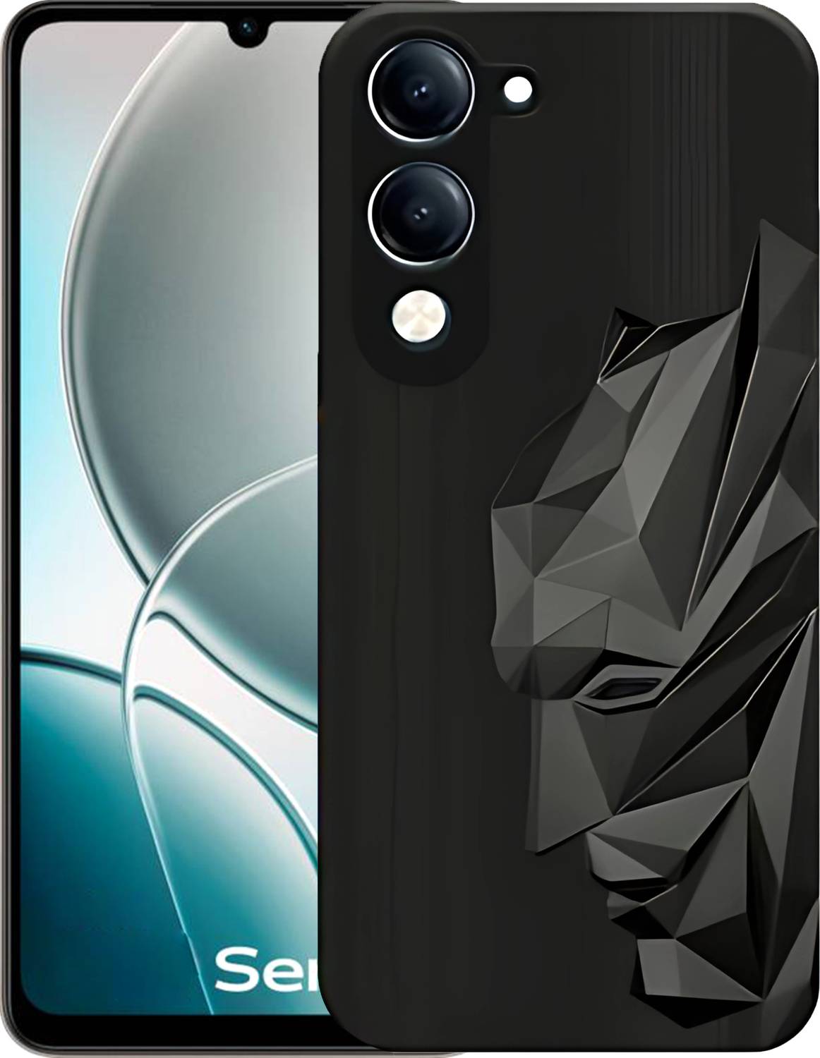 am collection Back Cover for VIVO Y19 5G Batman Mobile Back Cover 3D Silicon + Cloth Back Cover