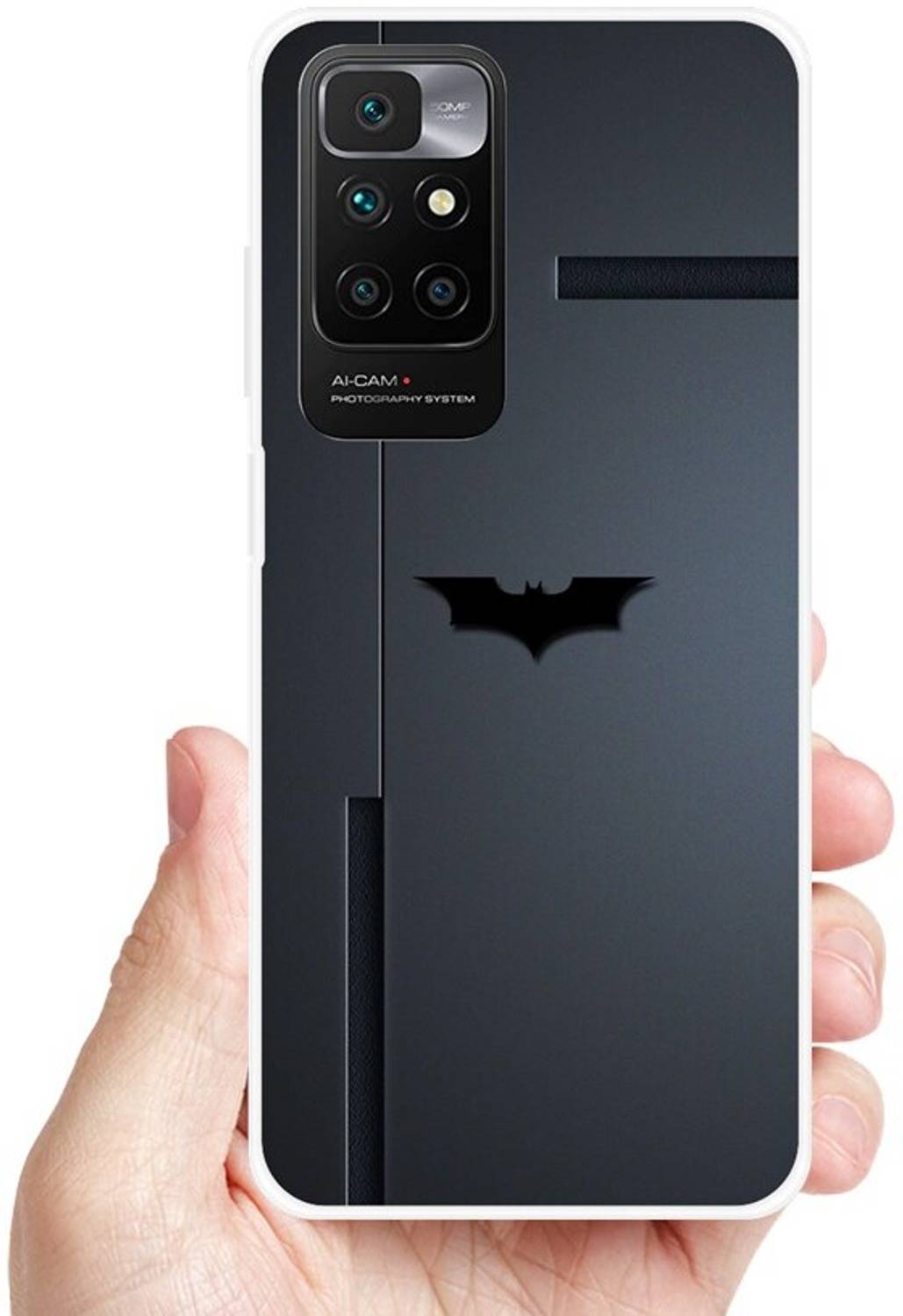 FEBOS Back Cover for Redmi 10, Batman Design - Image 4