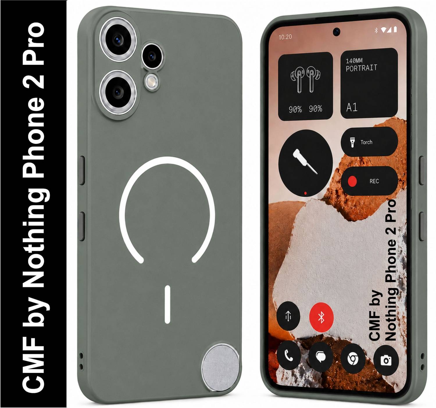 SBMS Back Cover for Nothing Phone 2 Pro Green - Image 1