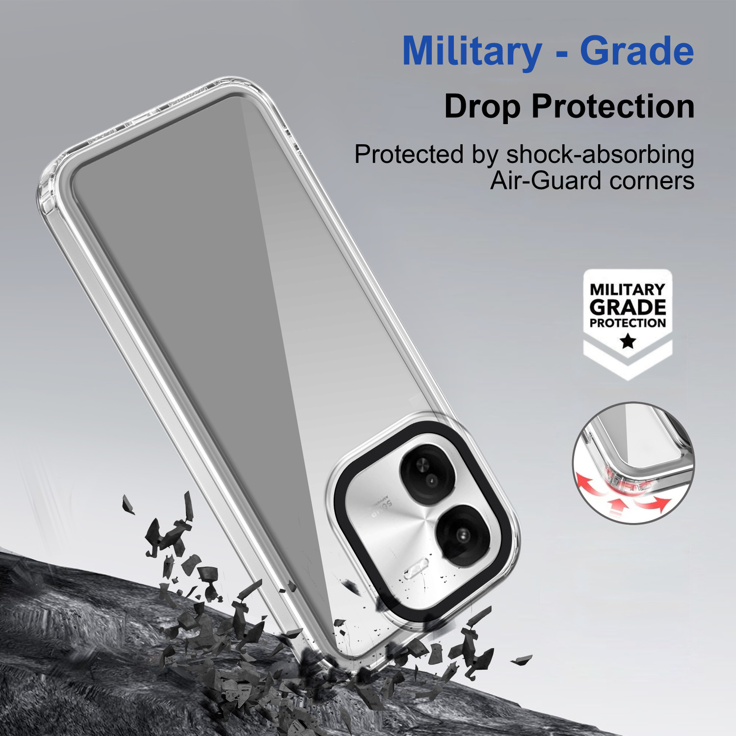 Image of Zapcase Back Cover for iQOO Z9x 5G
