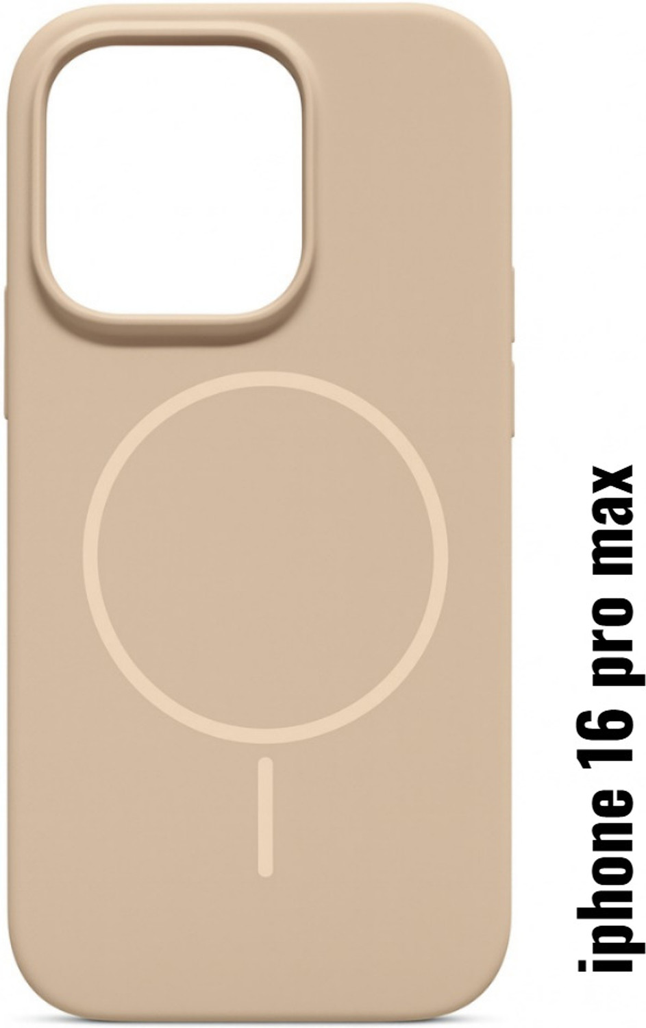 Image of AGRONA Back Cover for Apple iphone 16 Pro Max MagSafe Silicone Case | Original Soft-Touch Finish