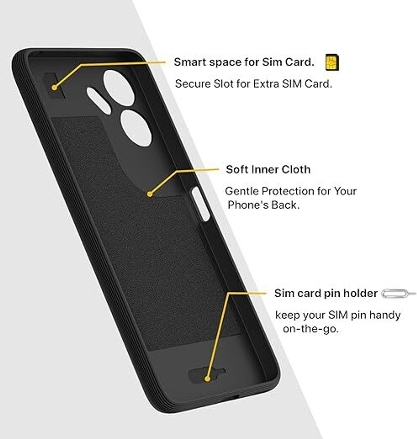 Image of Pikkme Back Cover for Redmi 13c 4G / Redmi 13c 5G / Poco C65
