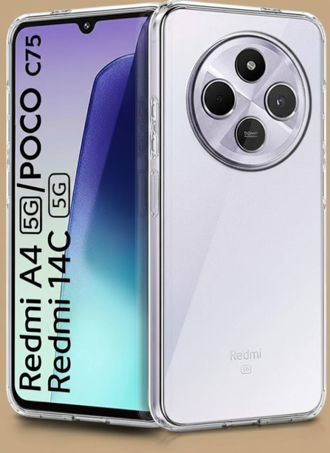 Chic Vibe Back Cover for Redmi 14C 5G, Redmi A4 5G, POCO C75,POCO M7 5G