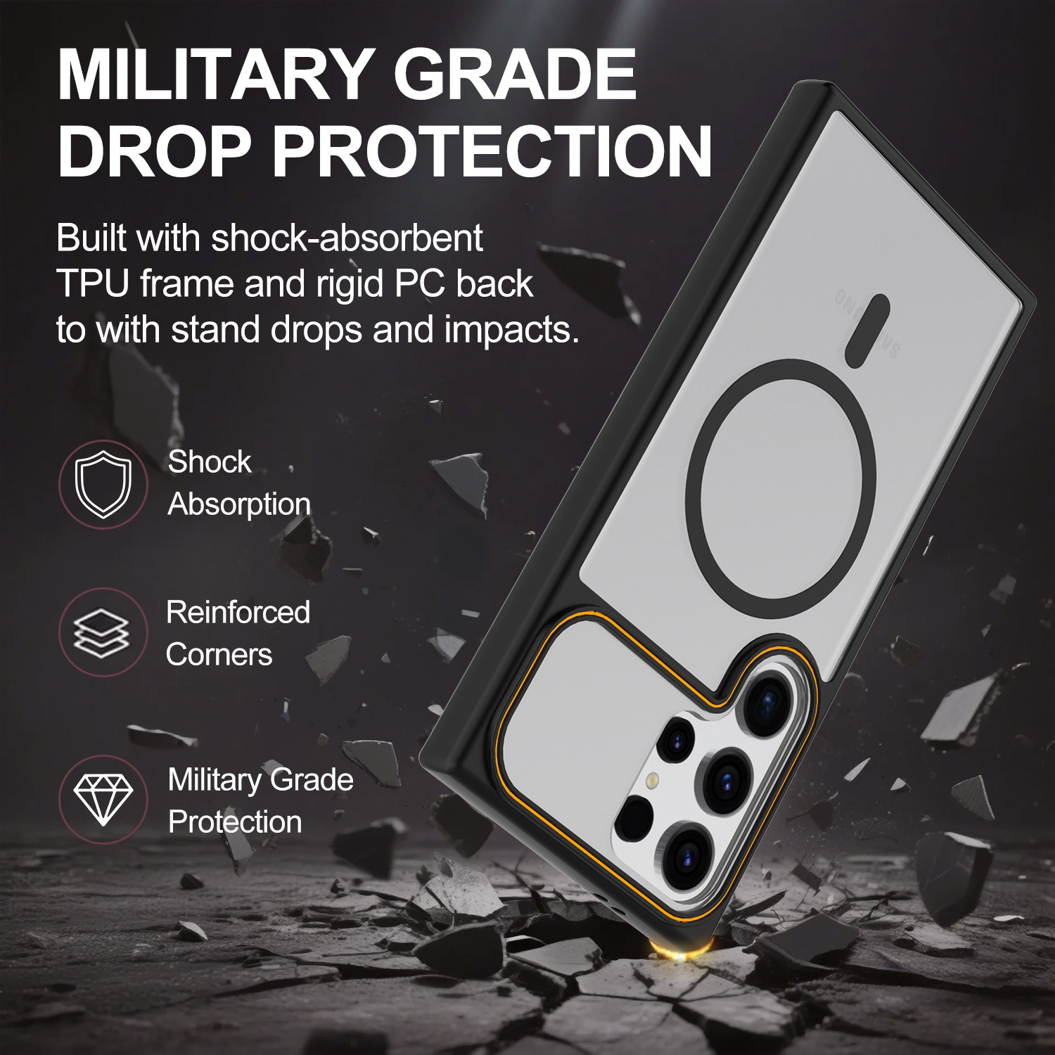 Image of KartV Back Cover for Samsung Galaxy S24 Ultra 5G