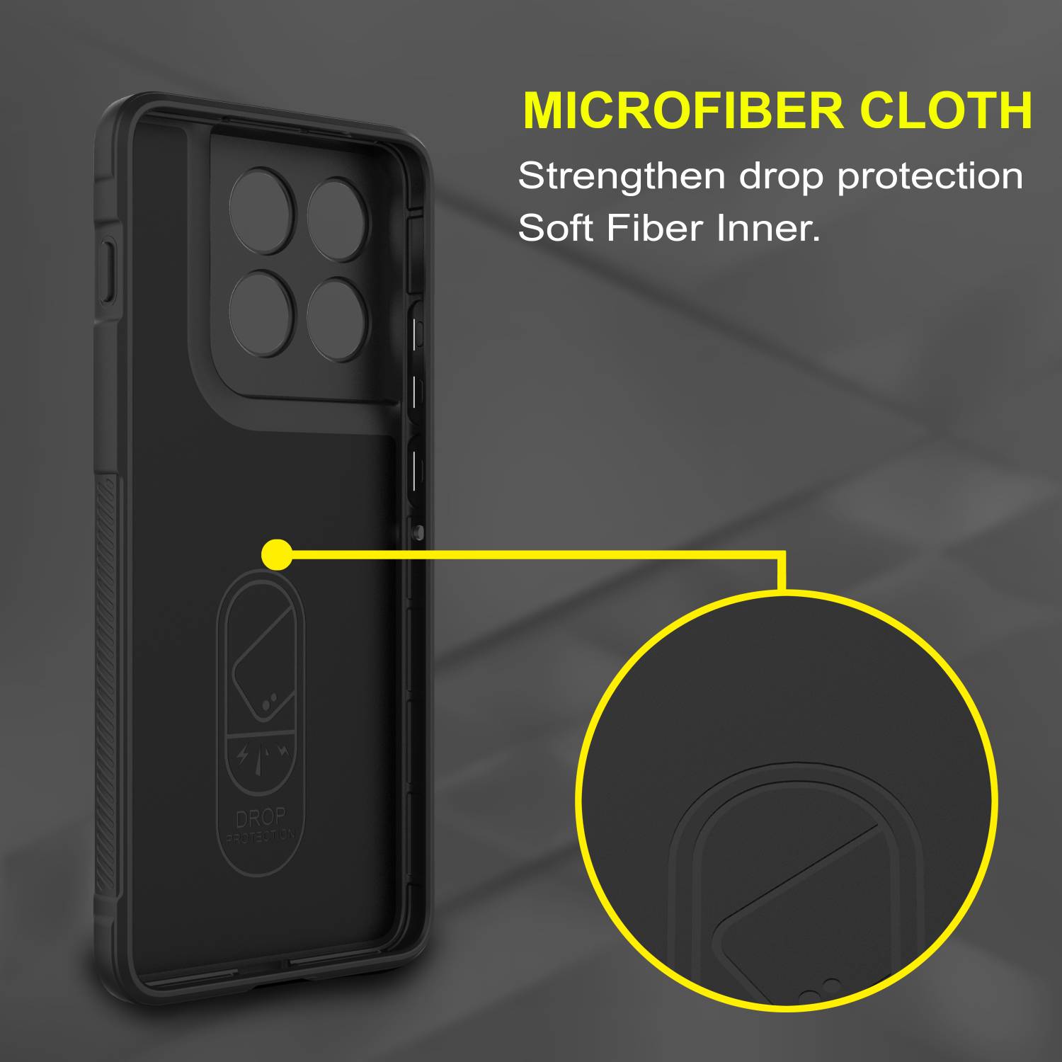 GLOBAL NOMAD Back Cover for Motorola Edge 70 Pro Black - Image 3