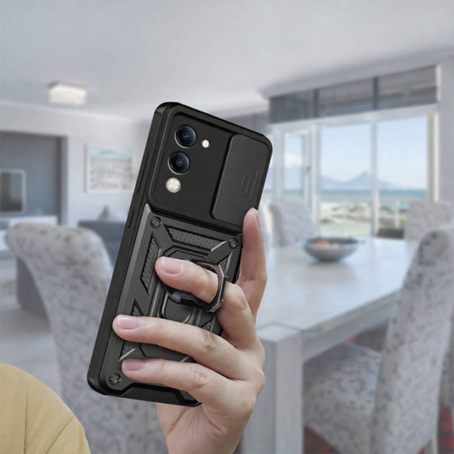 Fablue Back Cover for Vivo T4 Lite 5G Black - Image 4