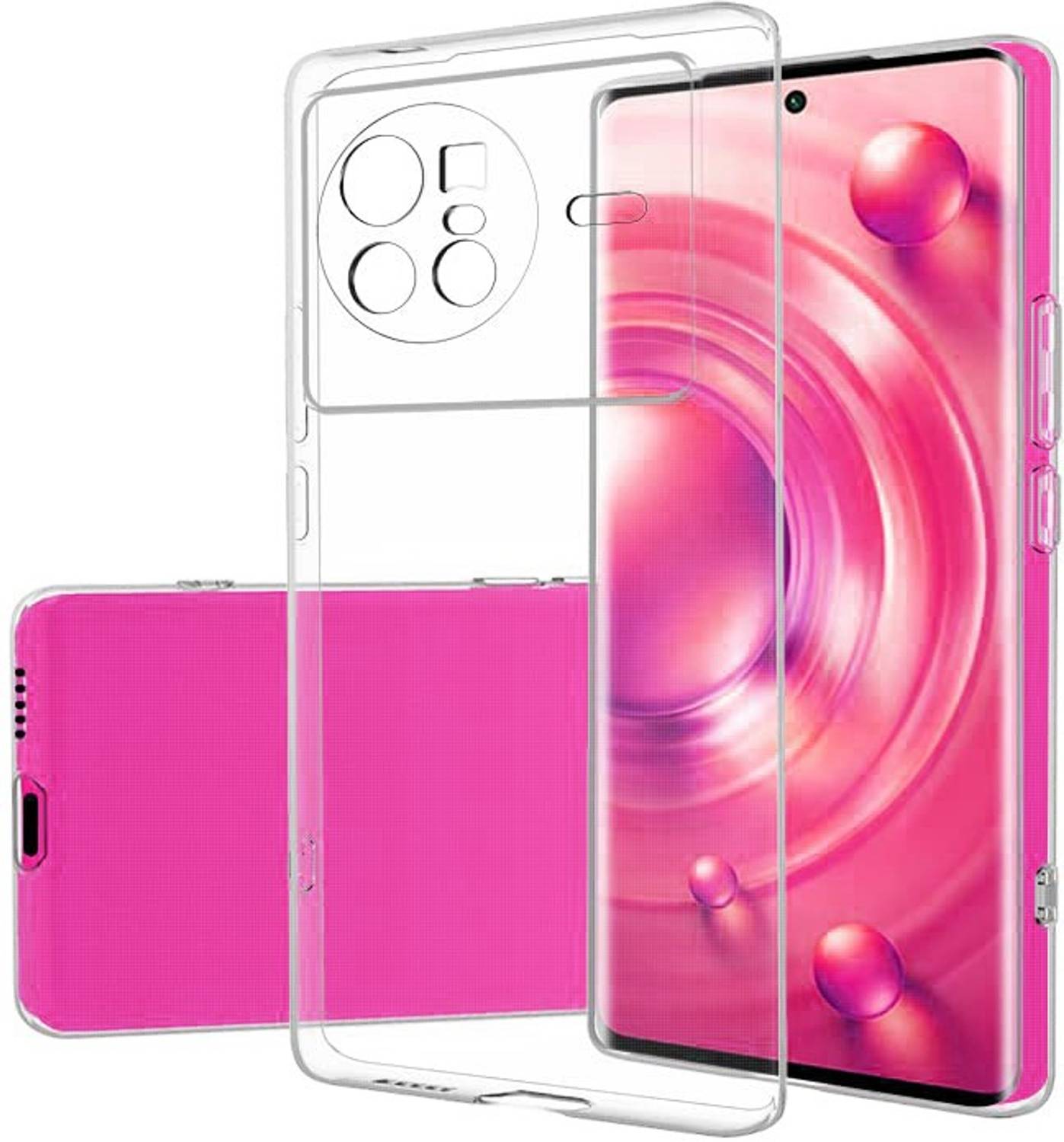 ASMANTIC Back Cover for Vivo X80