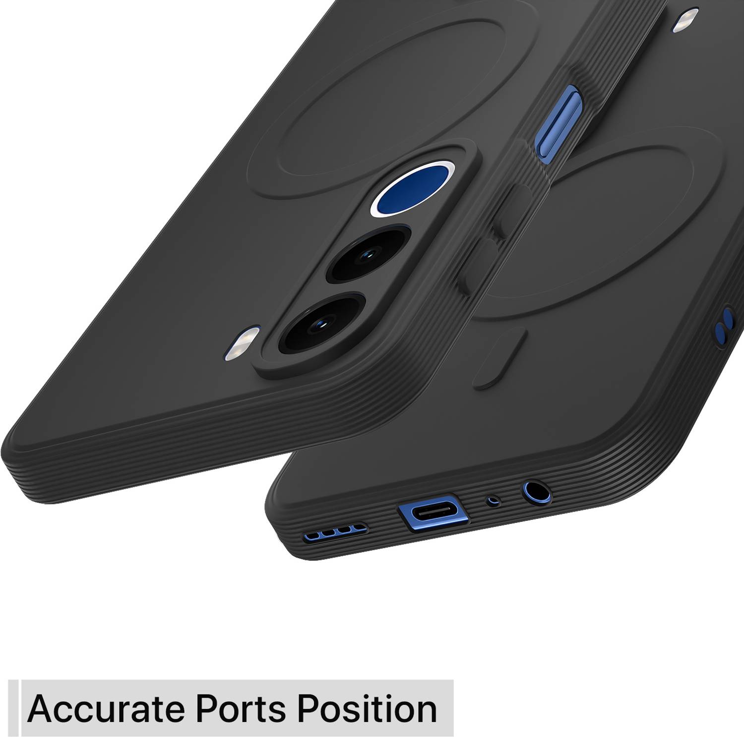 GLOBAL NOMAD Back Cover for Realme C100x Black - Image 4