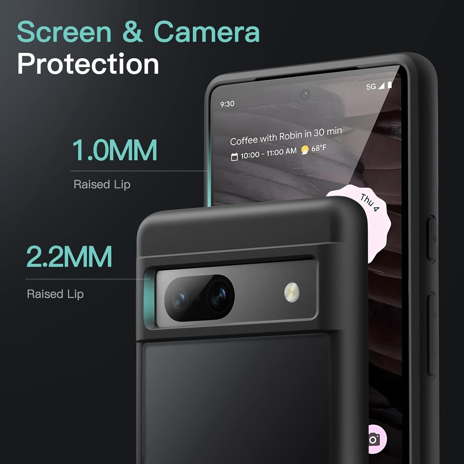 Image of SNAPCOVR Back Cover for Google Pixel 7A