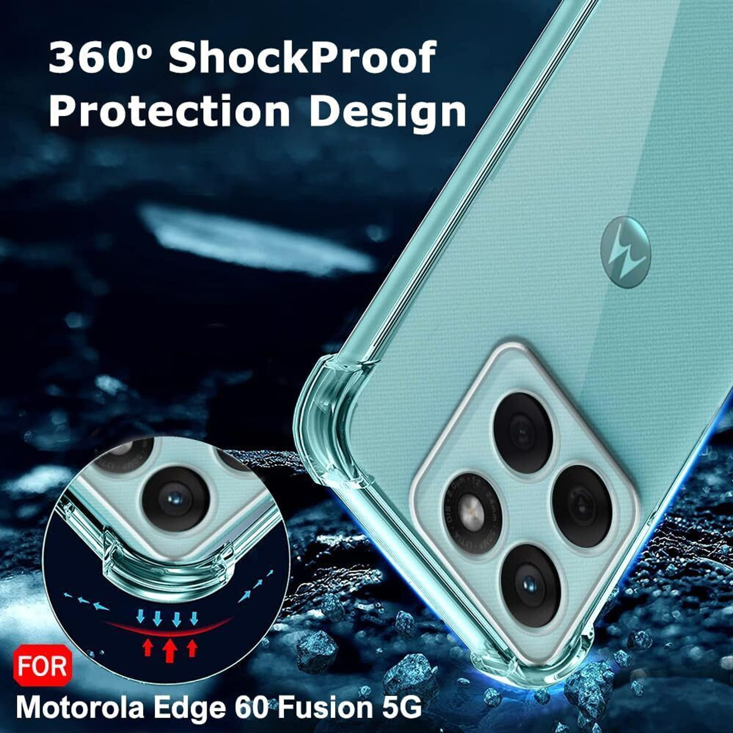 Image of NewSelect Back Cover for MOTOROLA Edge 60 Fusion 5G