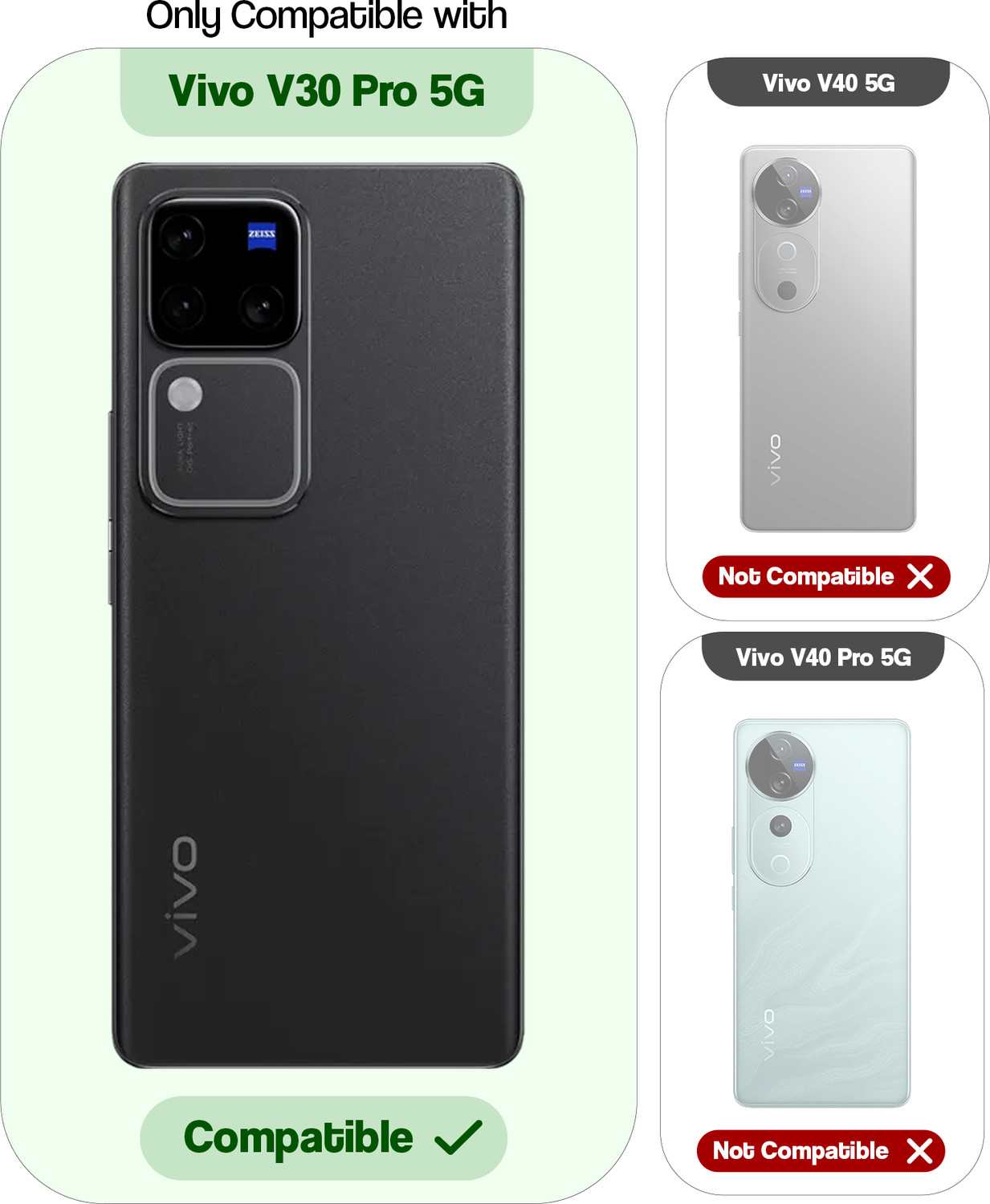 Image of Mr. Case Back Cover for Vivo V30 Pro 5G
