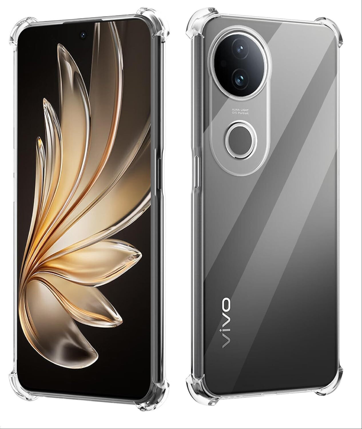 Image of CLOYAAR Back Cover for iQOO Z10R 5G Bumper Silicon Transparent Case