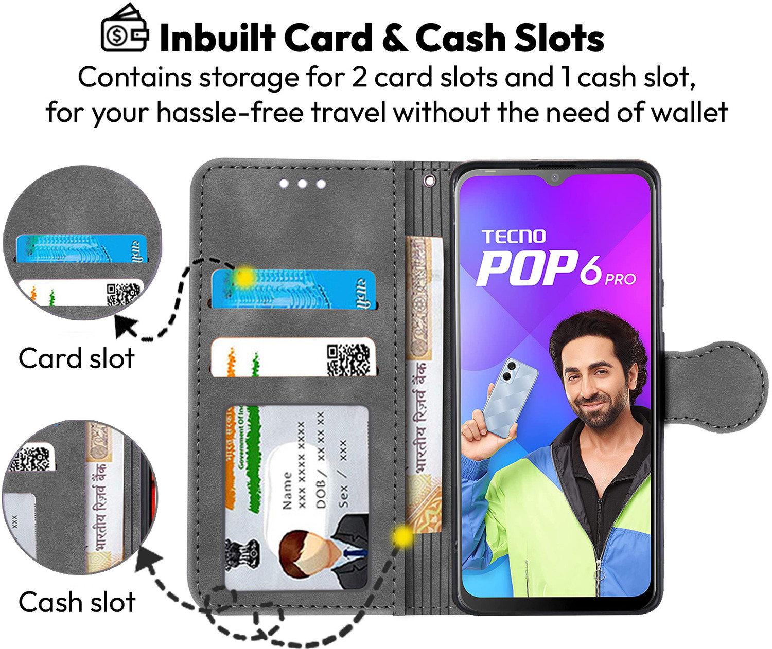 Image of Mobishield Back Cover for Tecno Pop 6 Pro