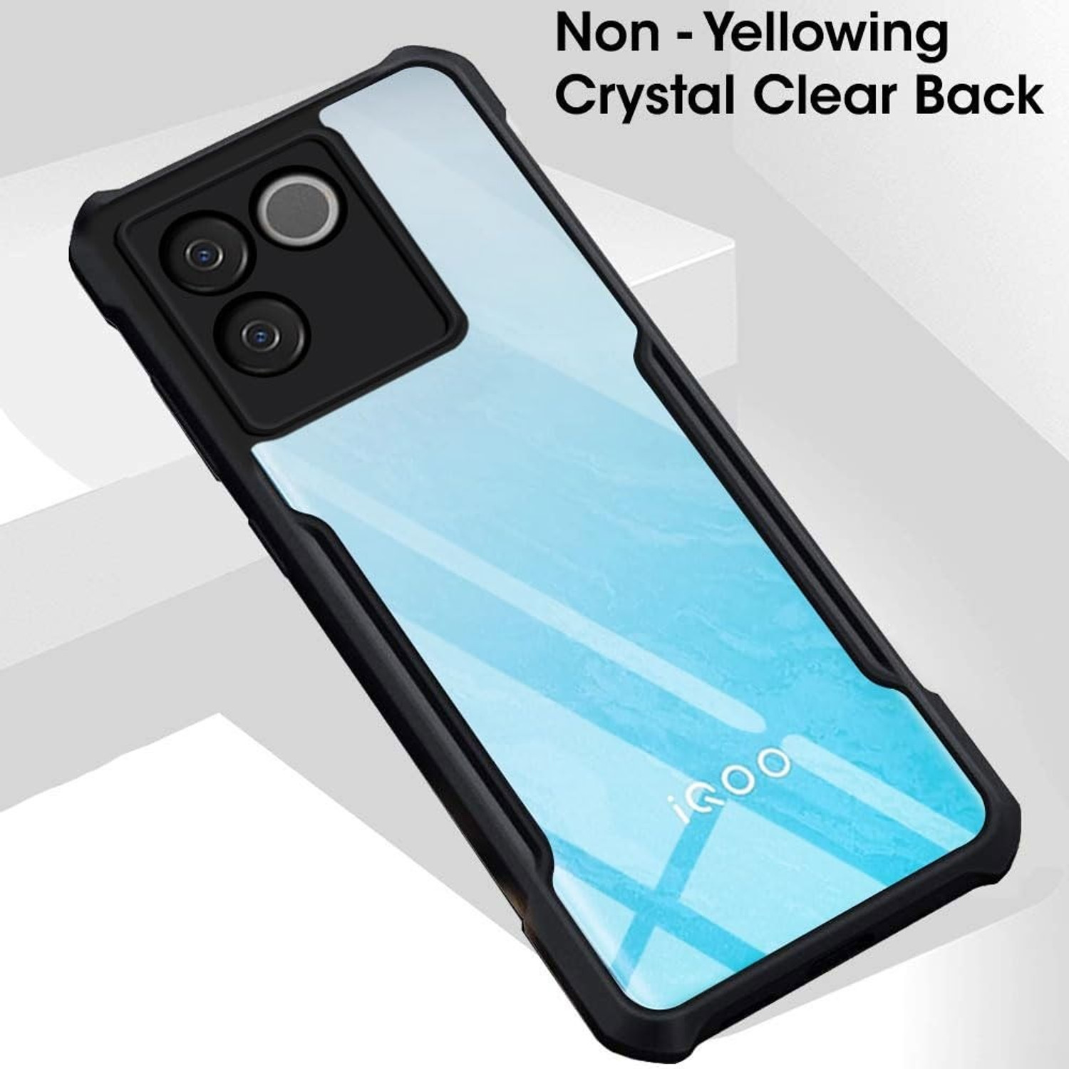 Image of Aaralhub Back Cover for vivo T2 Pro 5G (Green, Dual Protection, Rubber, Plastic)
