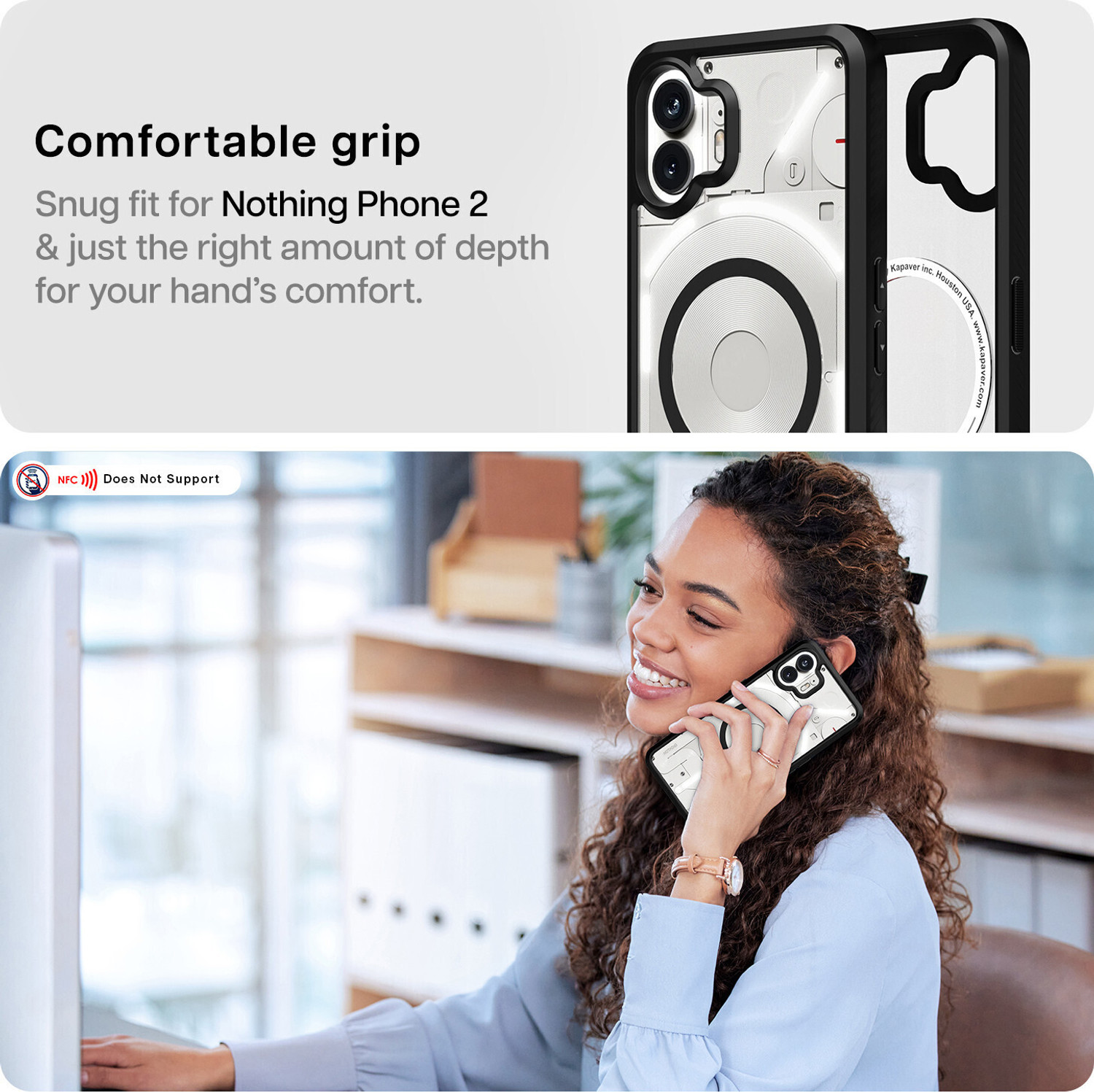 Image of Kapaver Back Cover for Nothing Phone 2