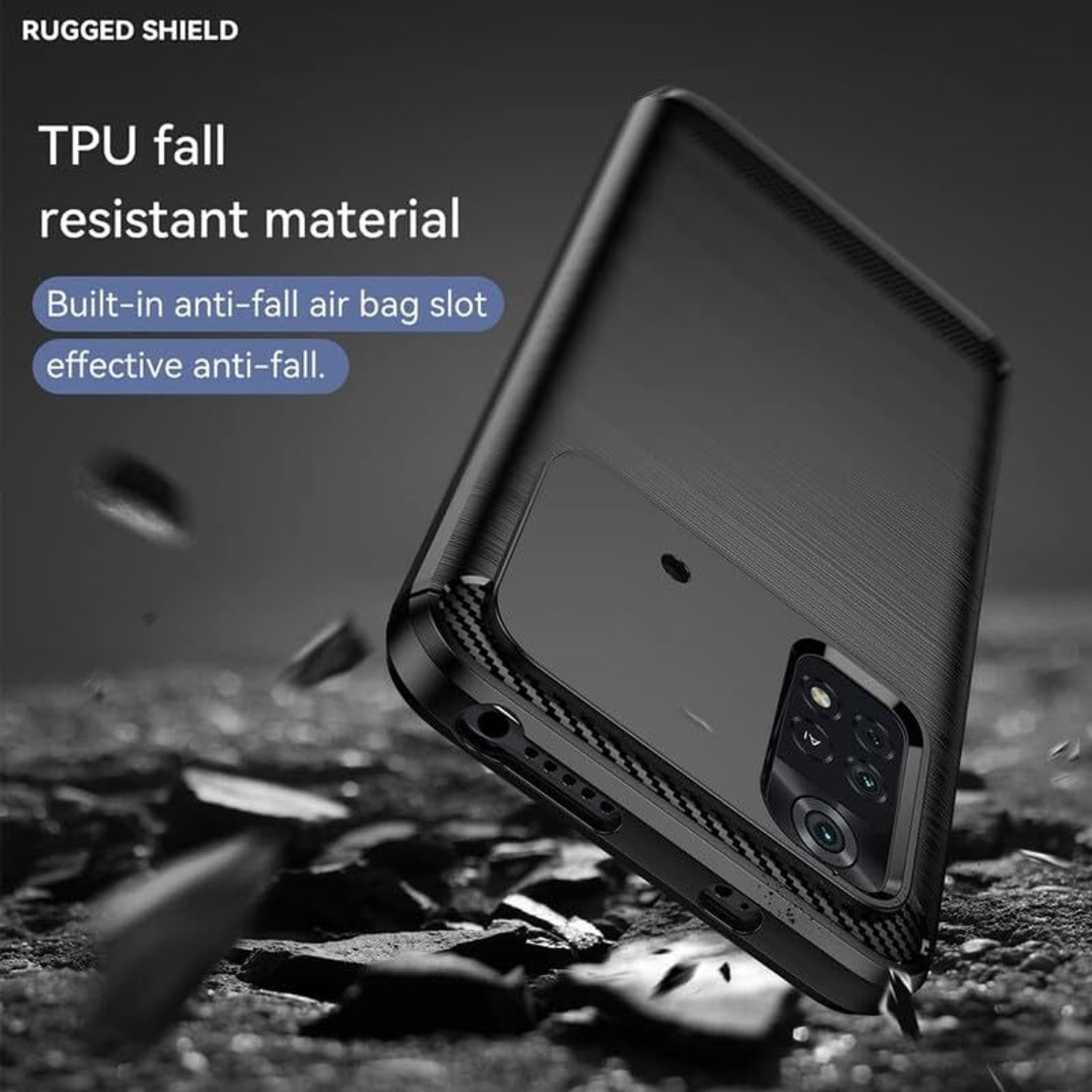 Image of cascov Back Cover for Poco M4 Pro 4G