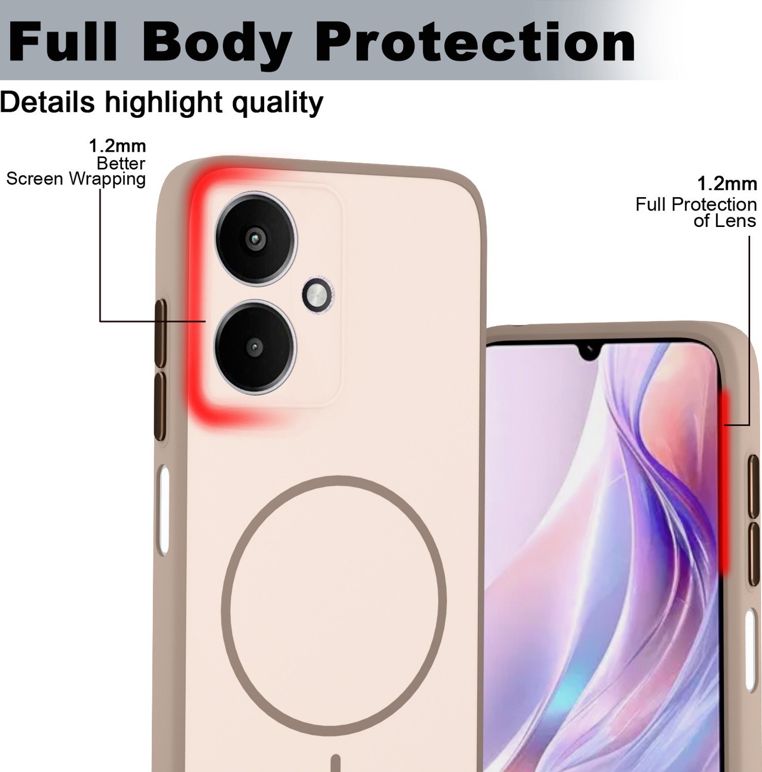 Image of KartV Back Cover for Redmi 13c 5G