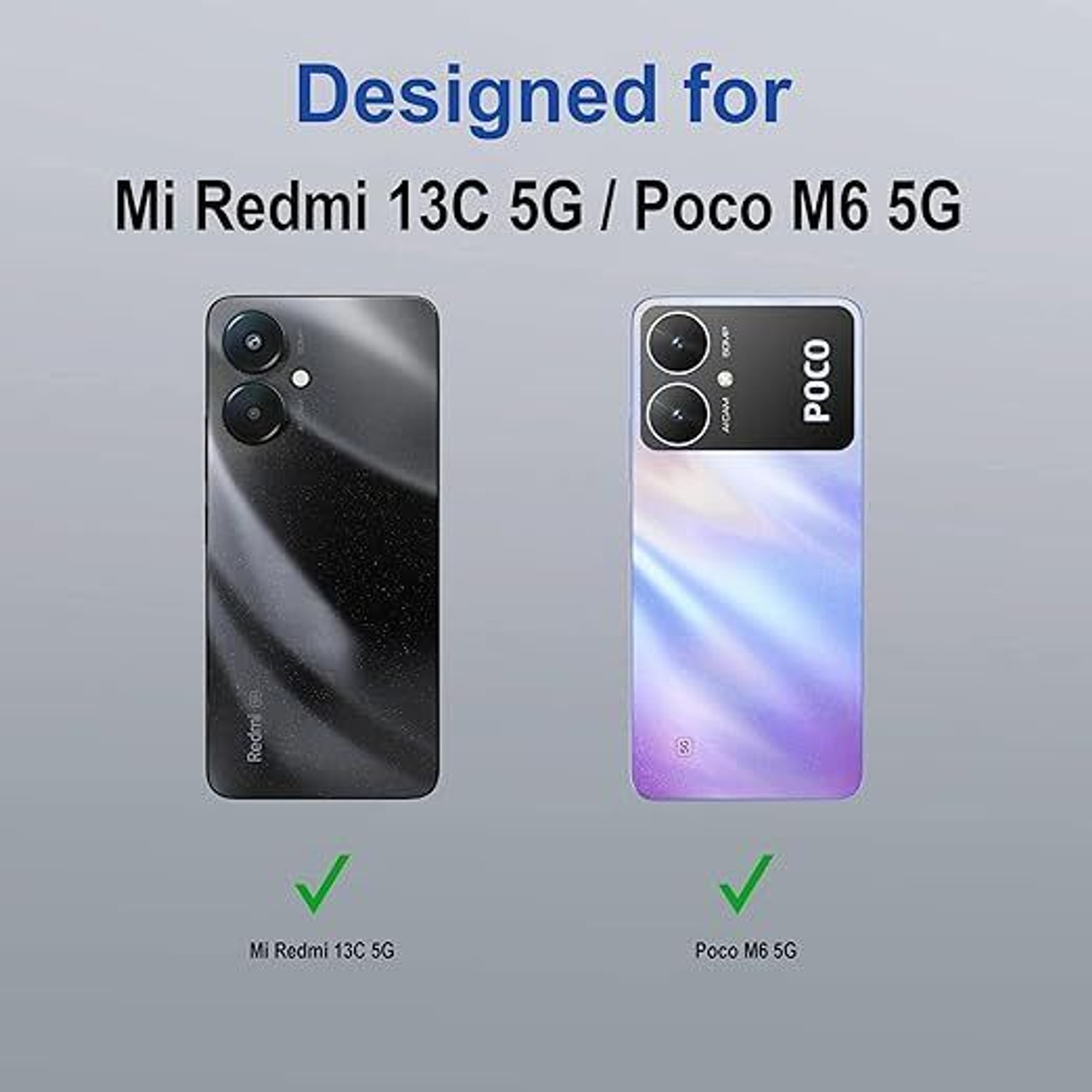 Image of Hello Case Back Cover for Poco M6 5G