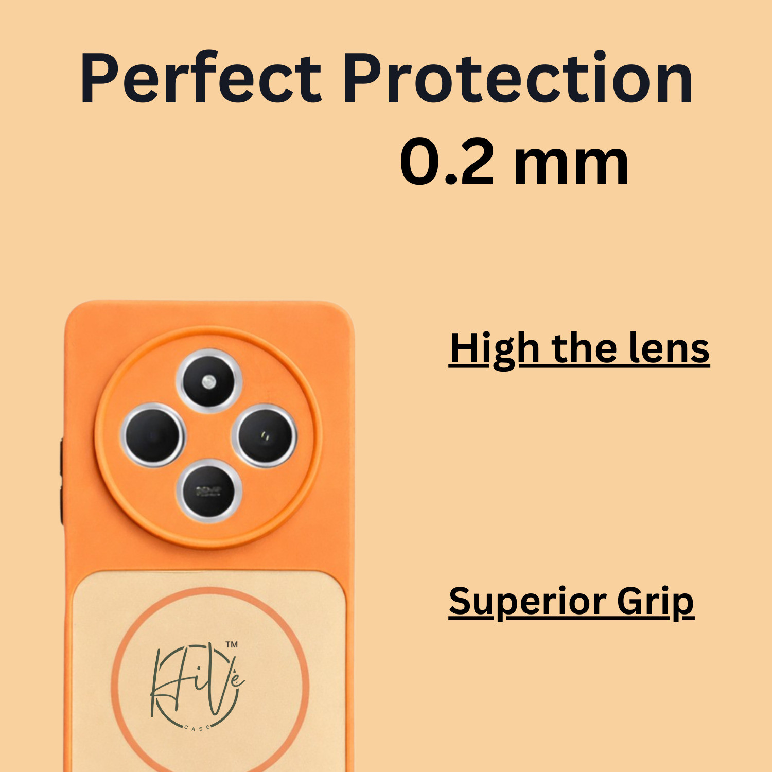 Image of Hive Back Cover for Redmi 14C, Redmi A4