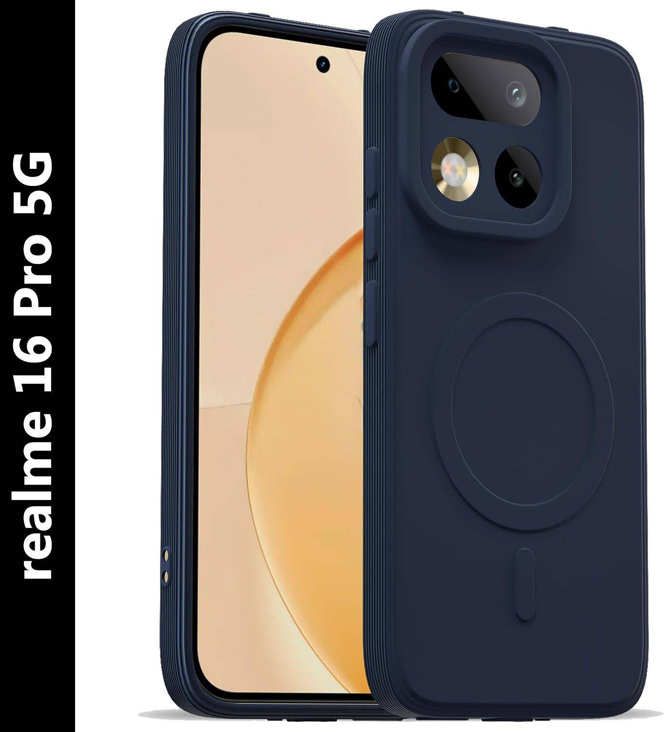 AIZLO Back Cover for realme 16 Pro 5G Mag-Safe Logo (Not Mag-Safe Compatible)