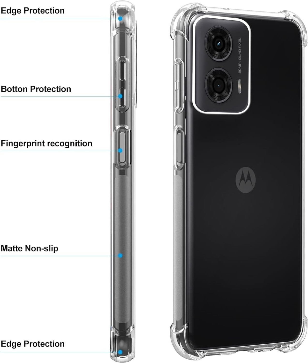 Image of CLOVYR Back Cover for Motorola Moto G24 / G24 Power.Motorola G24