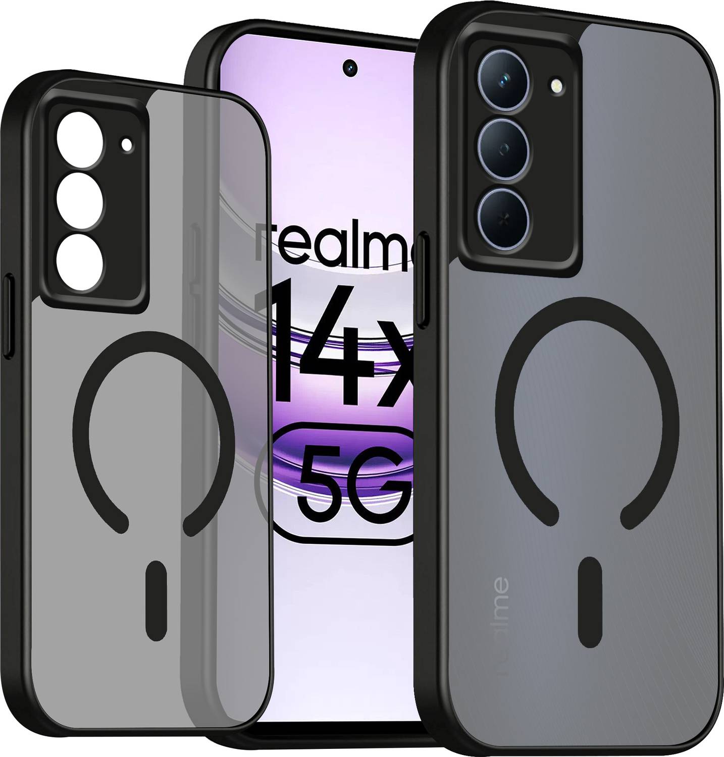BOZTI Back Cover for realme 14x 5G