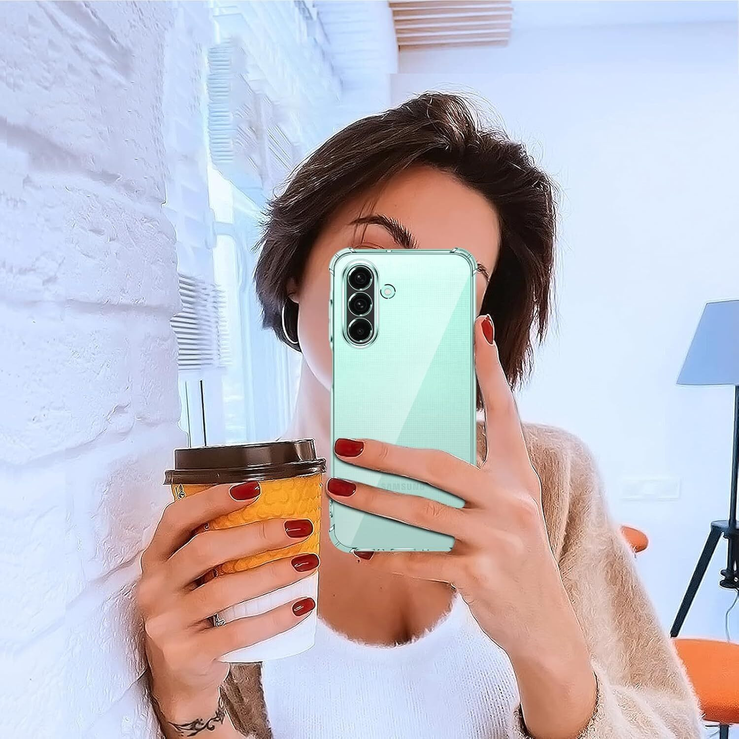 Image of NewStatus Back Cover for Samsung Galaxy M16 5G,Samsung Galaxy F16 5G
