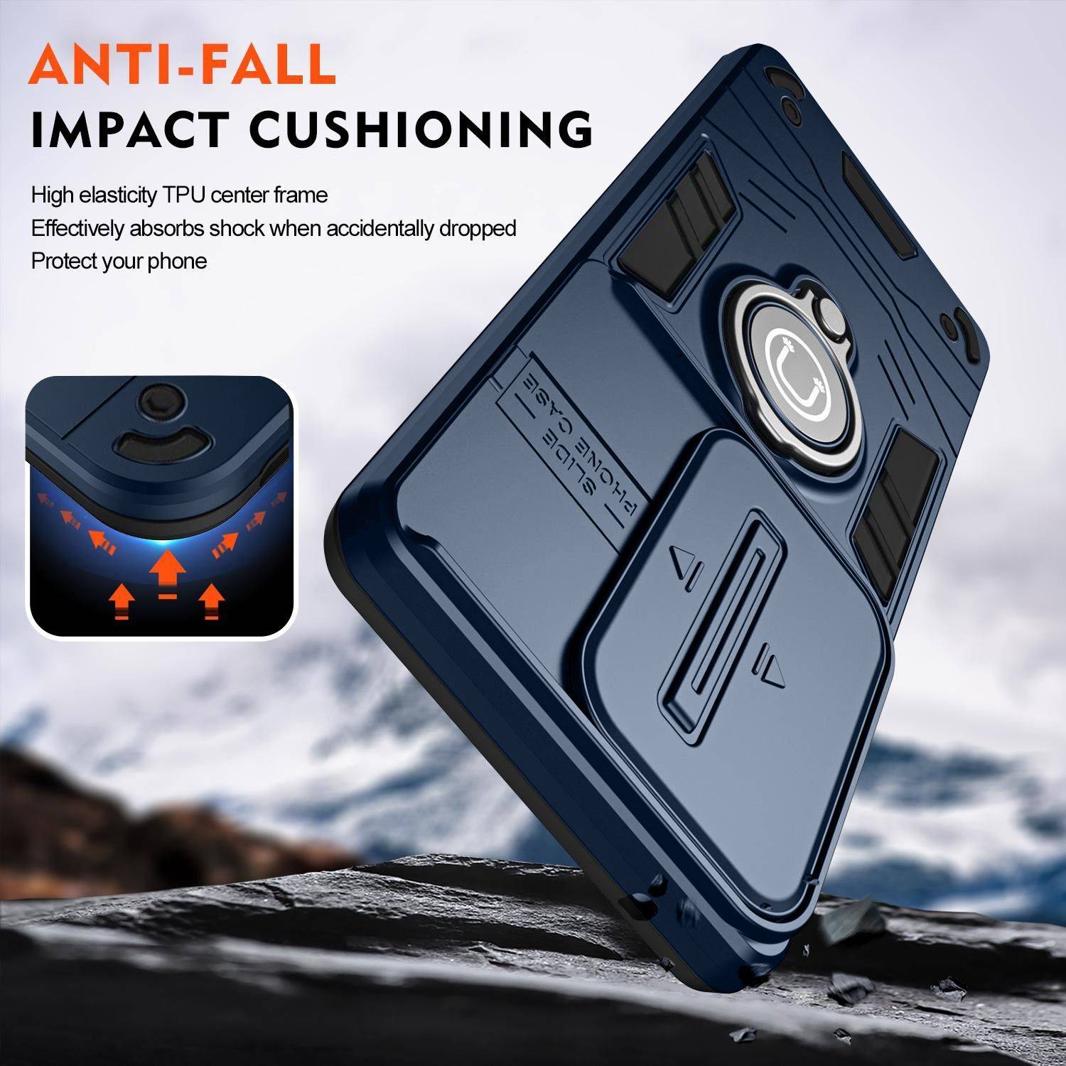 GLOBAL NOMAD Back Cover for vivo V60 5G Blue - Image 5