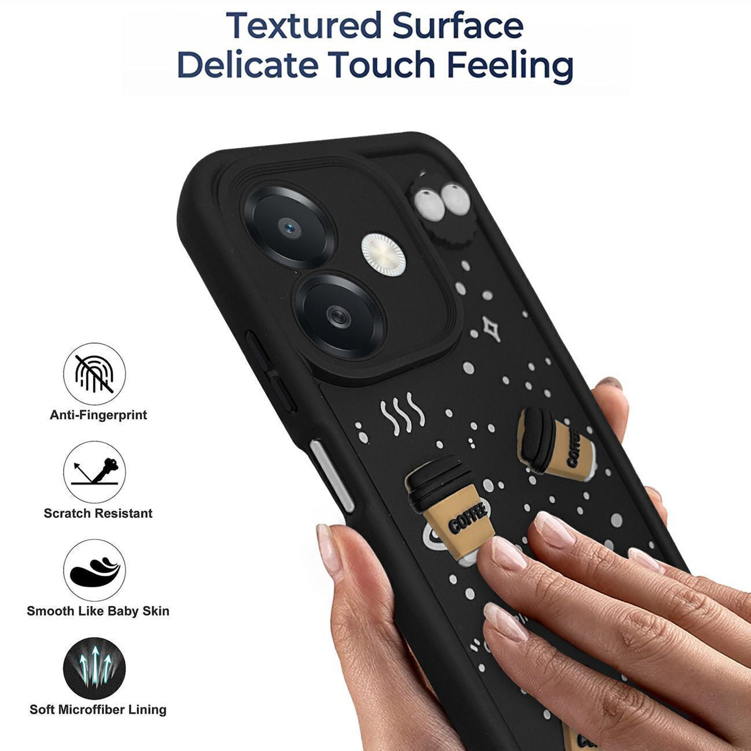Image of KartV Back Cover for Oppo A3x